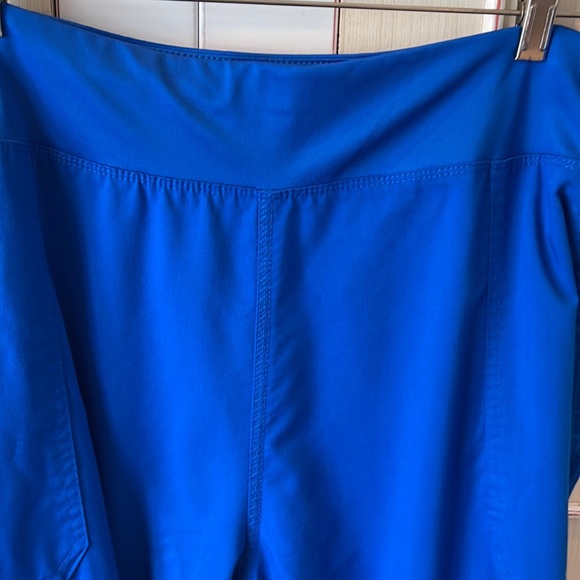 Healing Hands Tori yoga knit waistband Scrub Pants blue size 2X style 9133 - Picture 3 of 7
